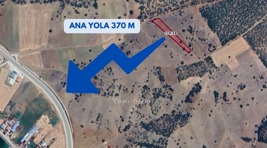 KONYA GÜNEYSINIR KAYAAĞZI KÖYÜNDE 2.225M² TARLAMIZ SATILIKTIR - KONYA GÜNEYSINIR fotoğraf 5